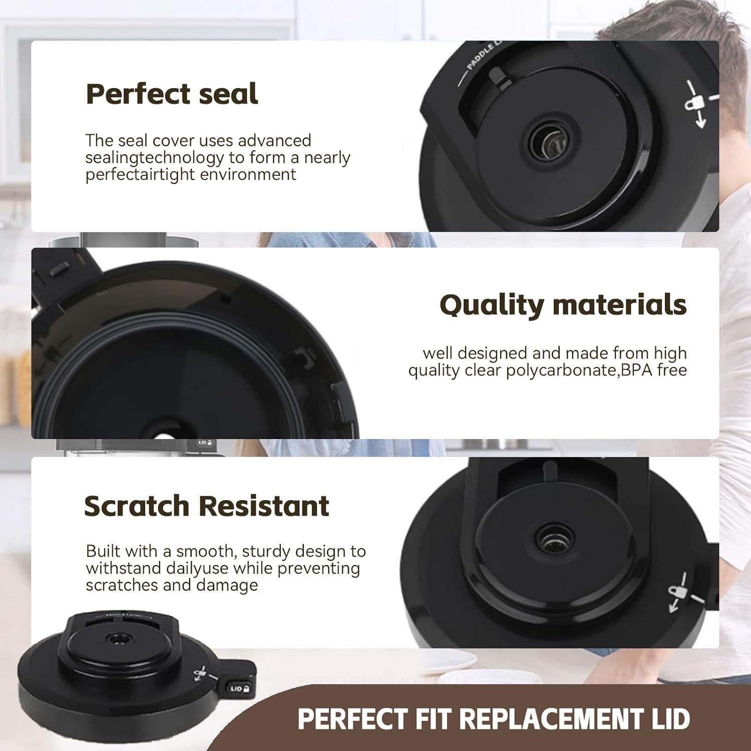 Tapa exterior de repuesto Ninja NC300 para máquina de helados