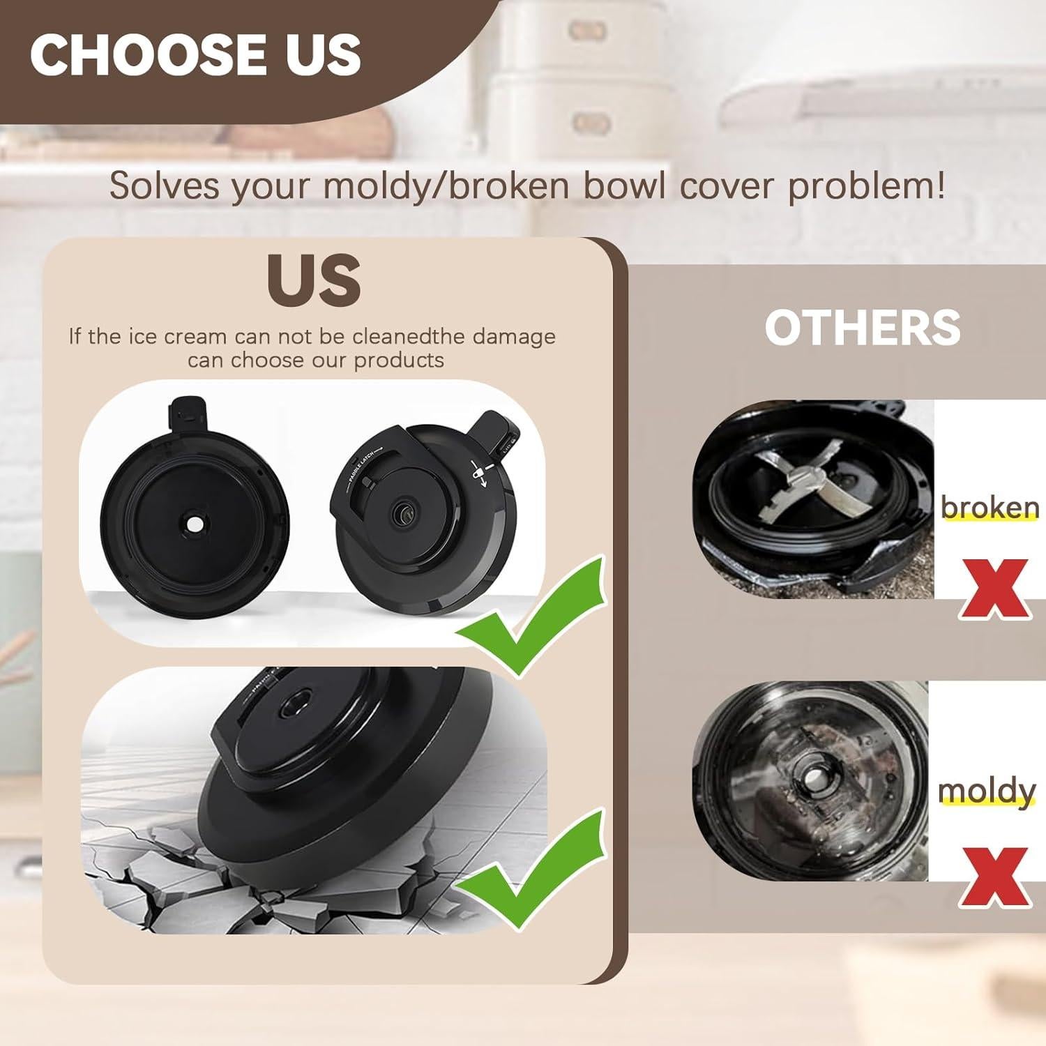 Tapa exterior de repuesto Ninja NC300 para máquina de helados