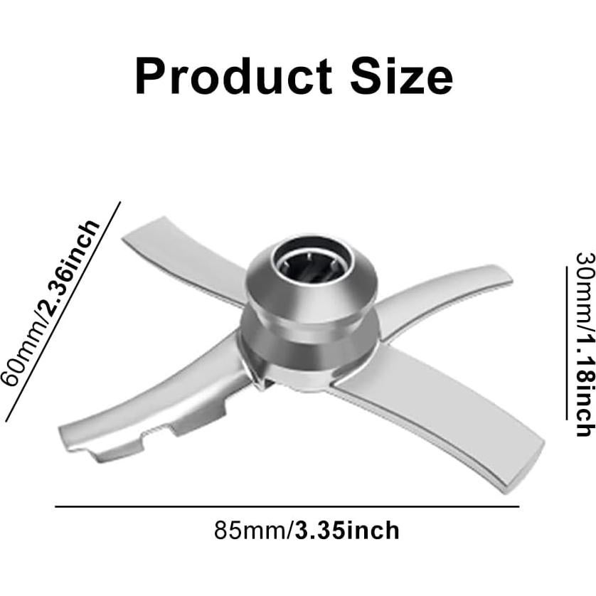 Cuchilla de Repuesto Ninja Creami Acero Inoxidable Plata