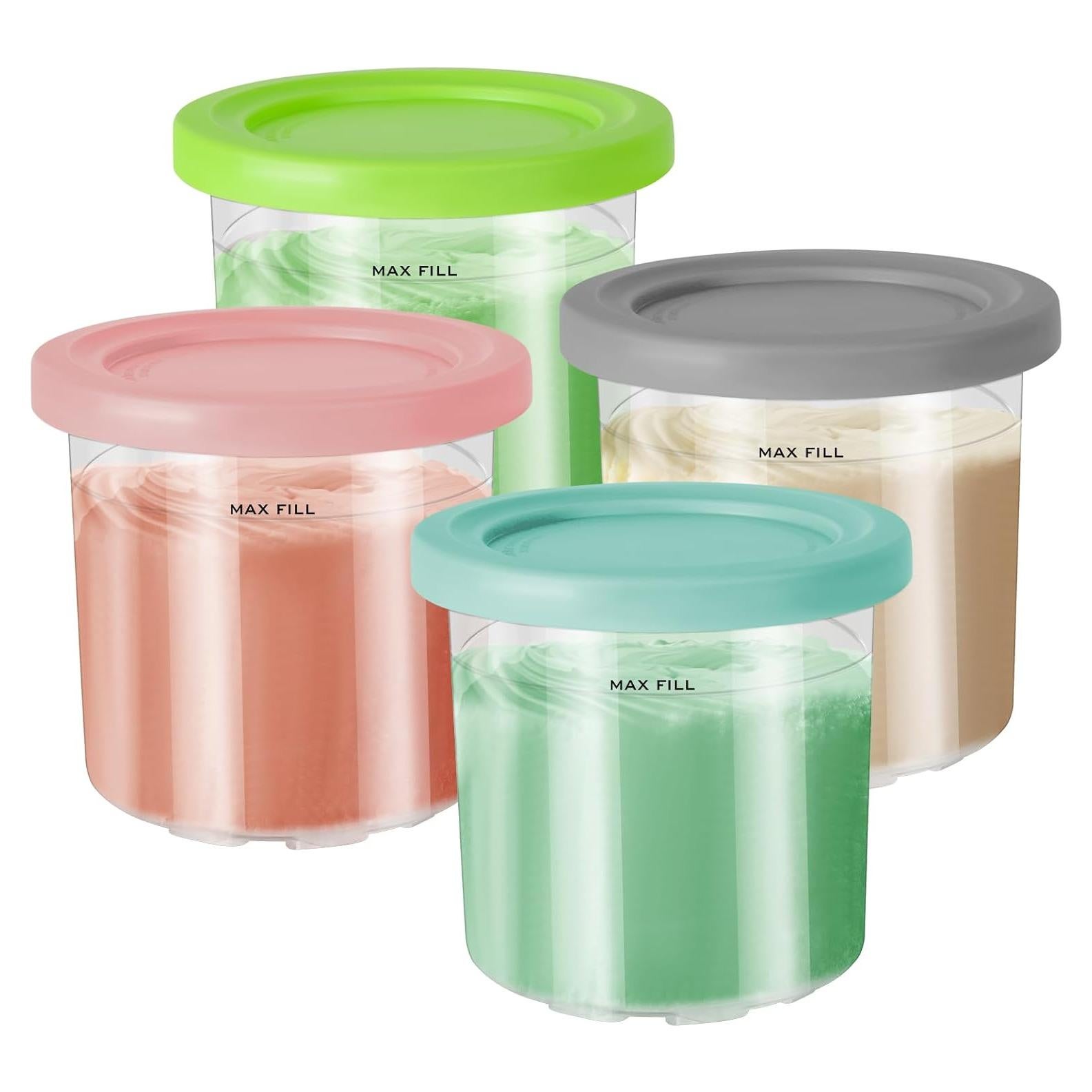 Paquete de 4 Contenedores de Helado Ninja Creami HM-636