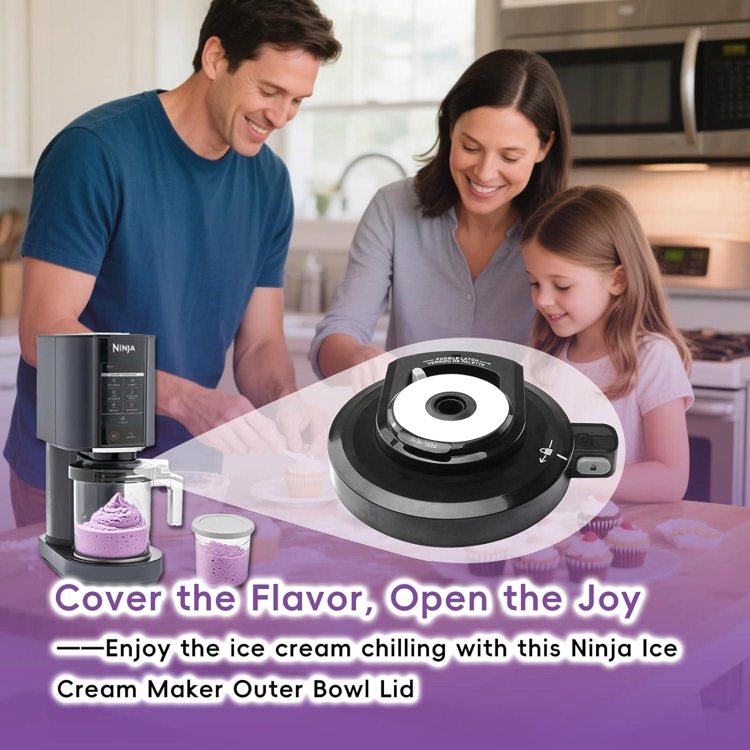 Tapa de Repuesto Ninja Creami NC301 - Libre de BPA, Sello Hermético