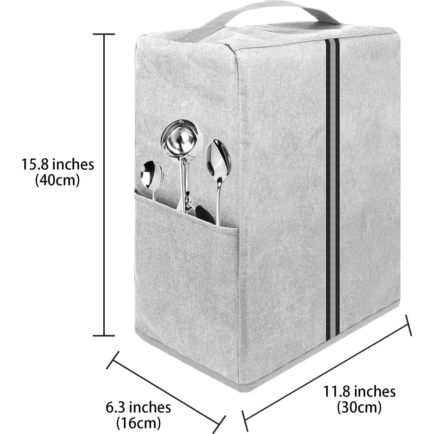 Cubierta de Polvo Kingshion para Máquina de Helados Ninja - Gris Claro