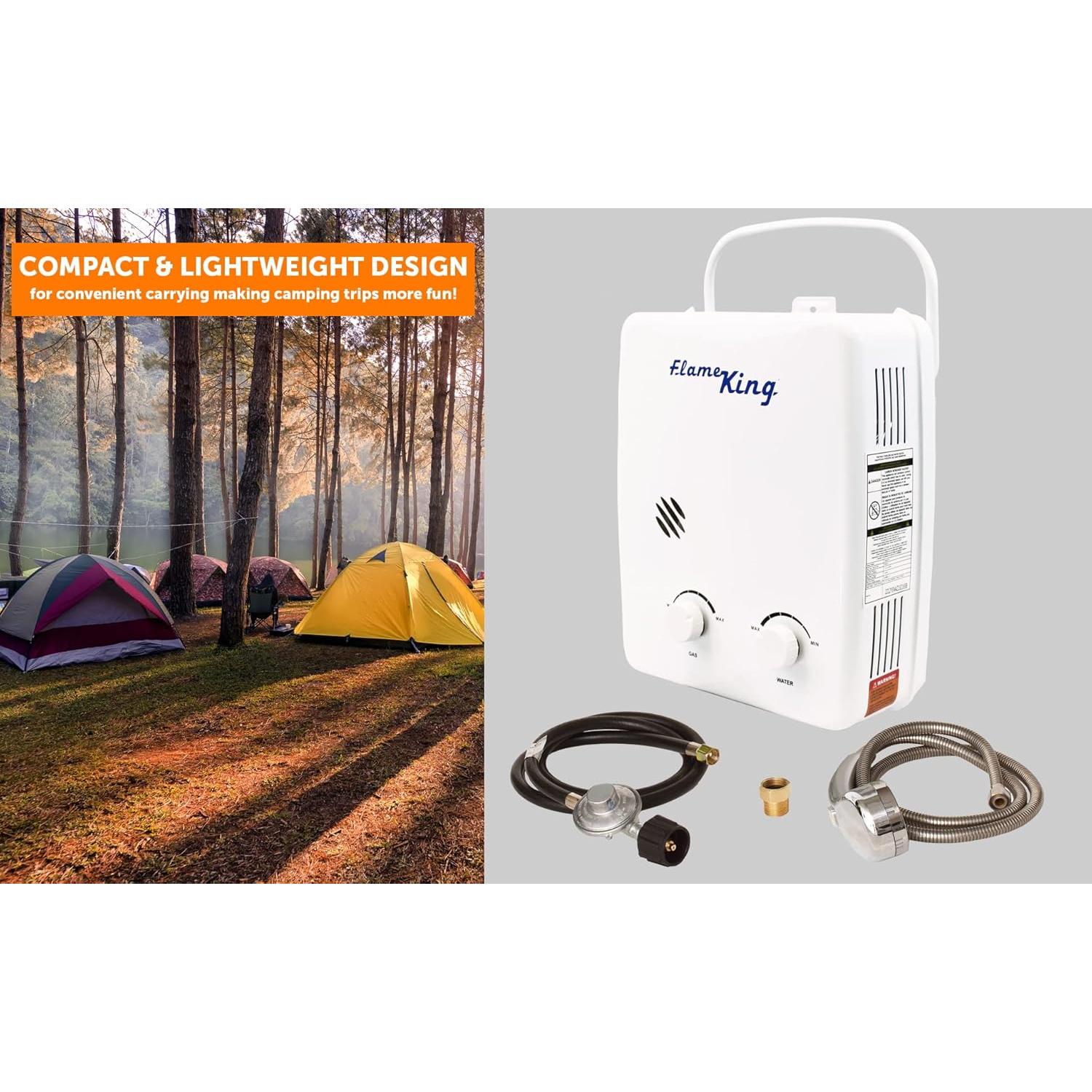 Calentador de Agua Sin Tanque Flame King YSNAZ132 5L 34,000 BTU