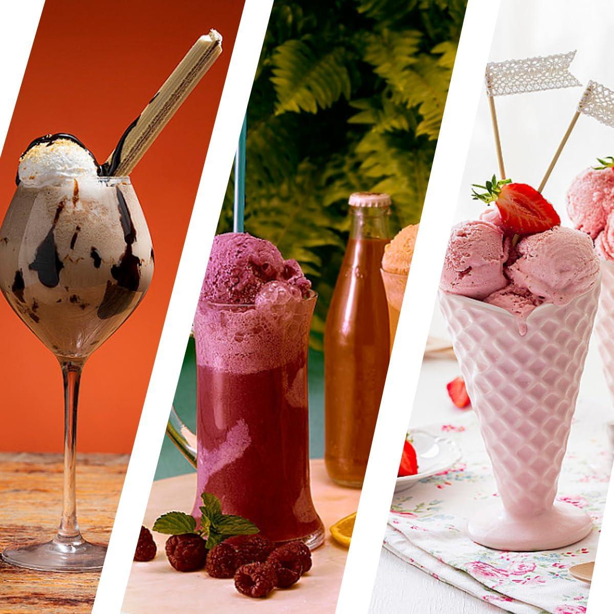 Paquete de 4 Contenedores Ninja Creami 16oz con Tapas y Etiquetas