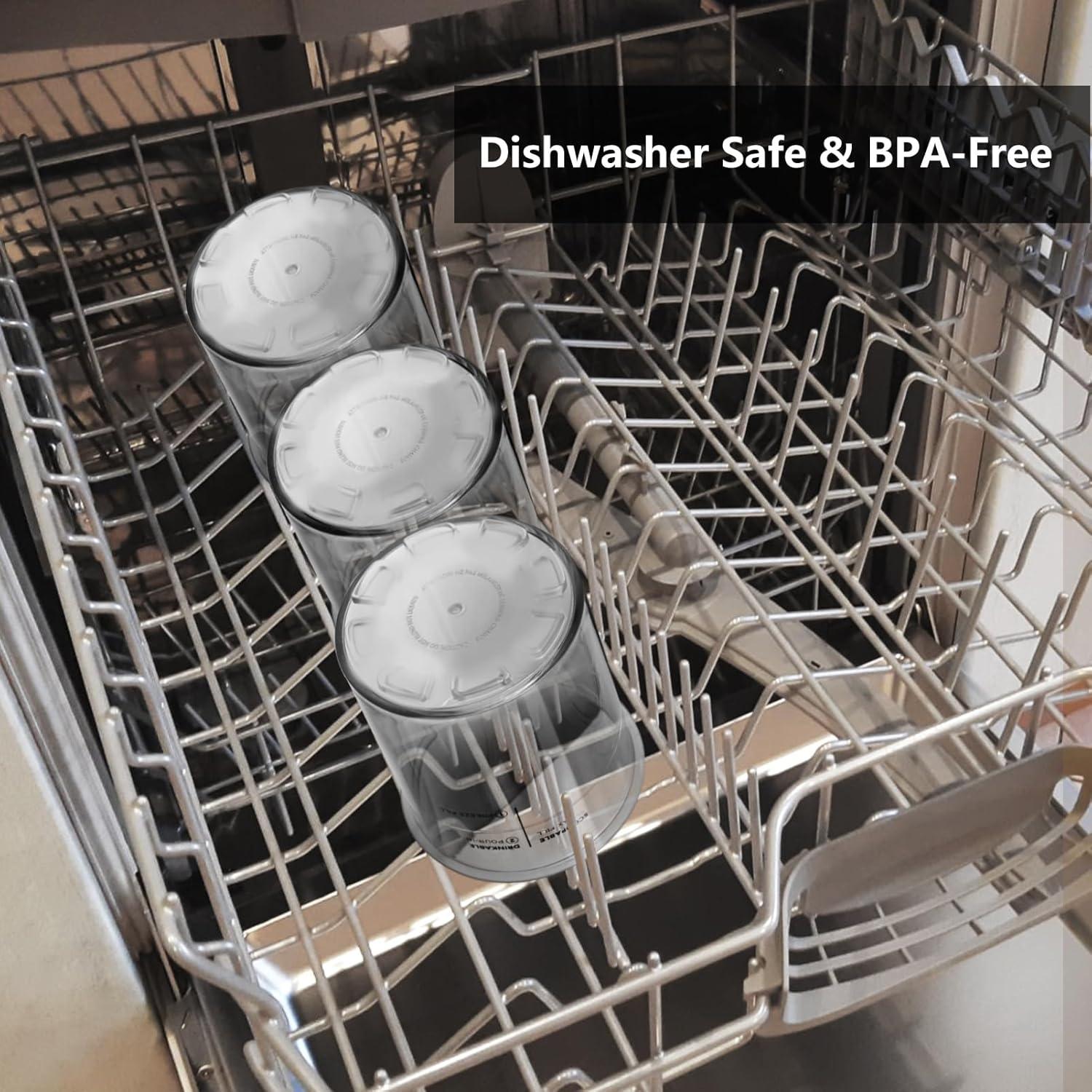 Contenedores de Helado SLLFLY 4 Pack 24oz para Ninja Creami