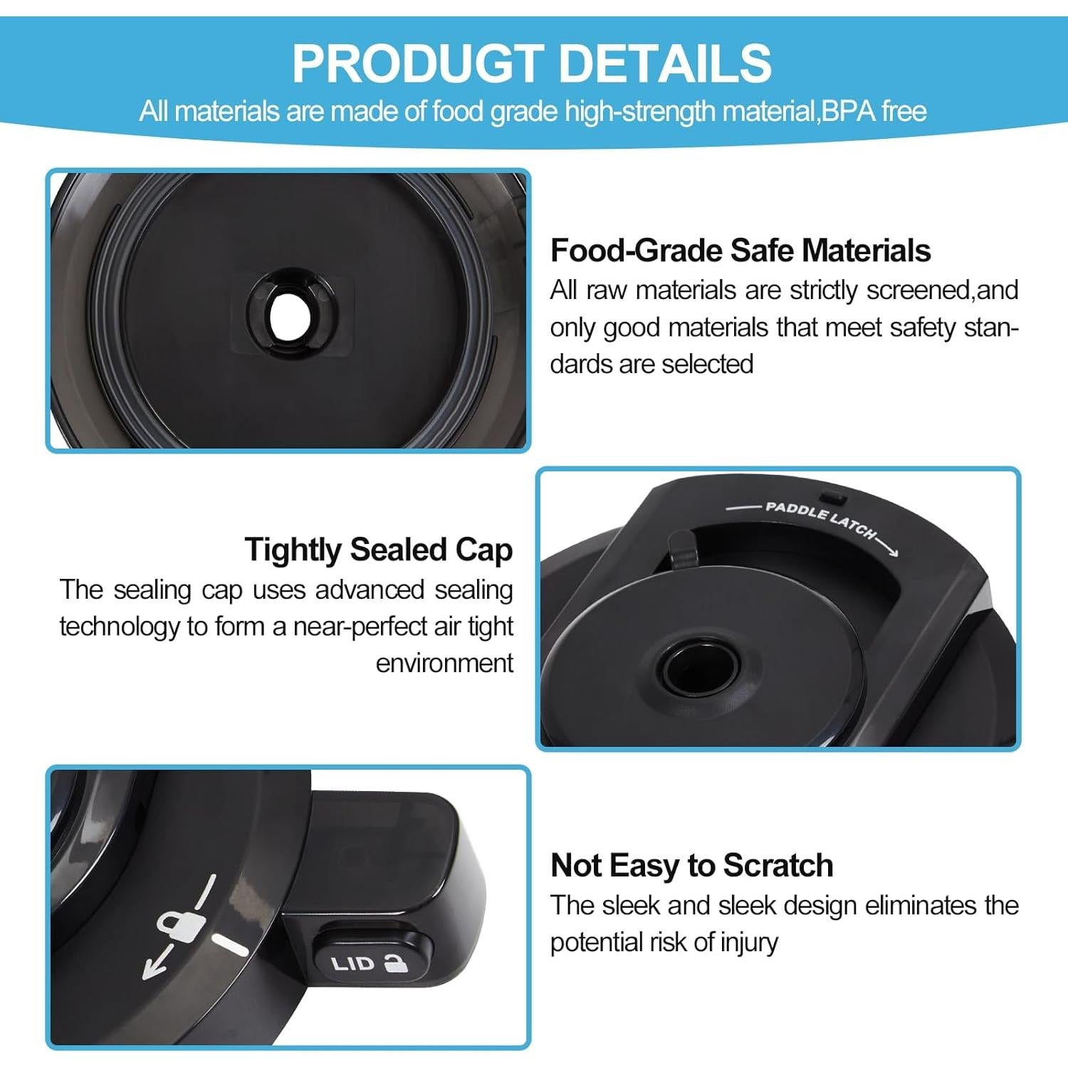 Tapa de Tazón Exterior Ninja Creami NC301 - Repuesto Durable