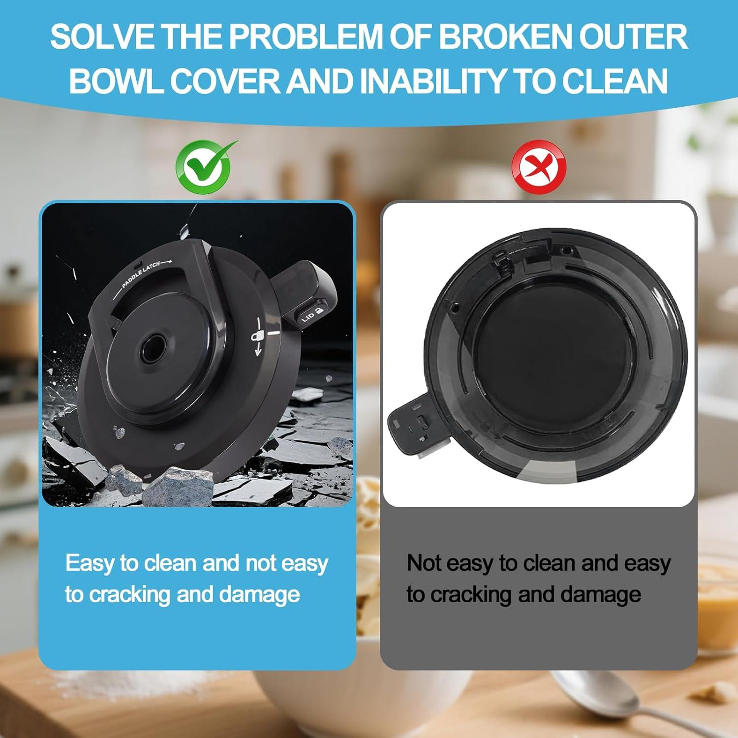 Tapa de Tazón Exterior Ninja Creami NC301 - Repuesto Durable