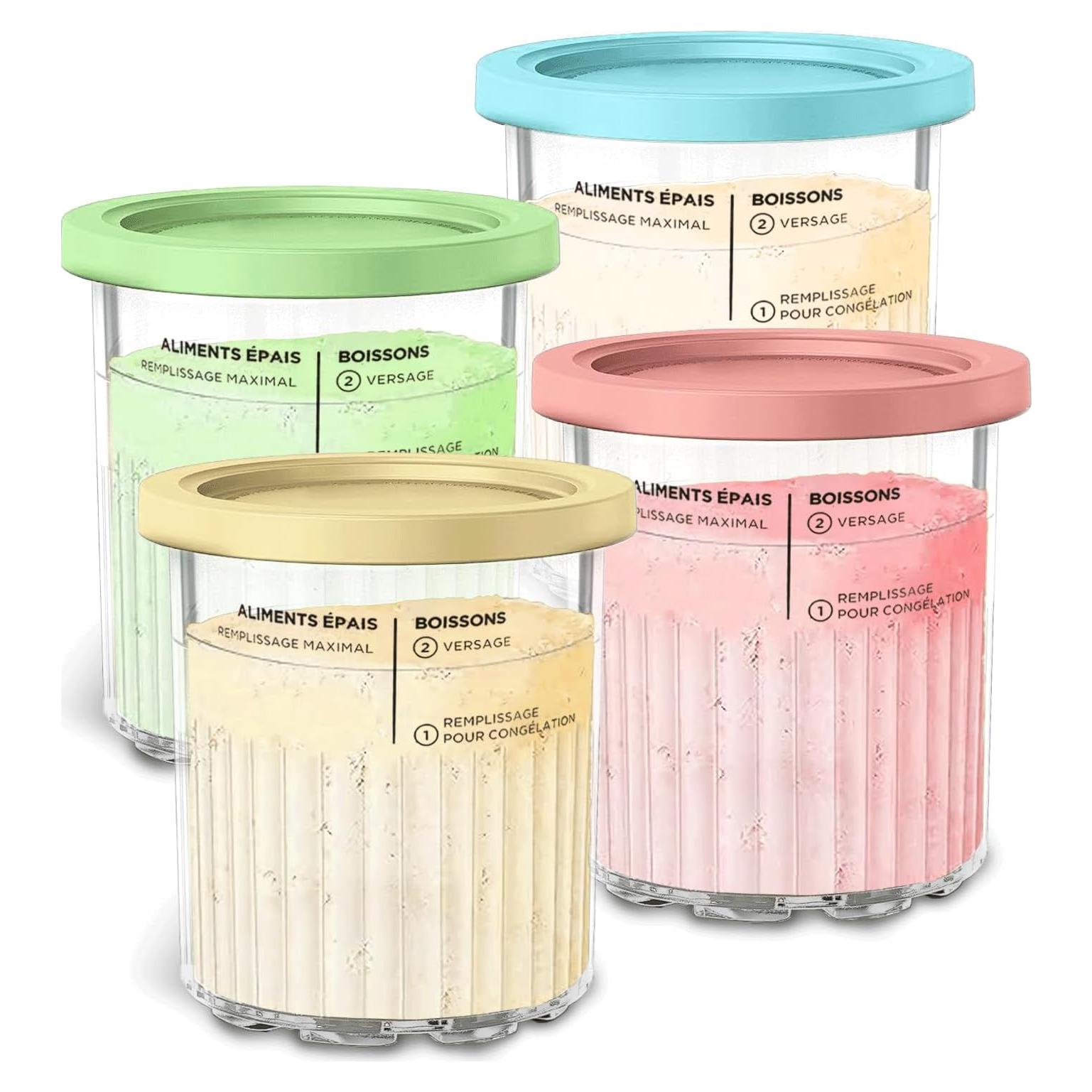 Contenedores de Pintura Ninja Creami Deluxe 710ml - 4 Piezas