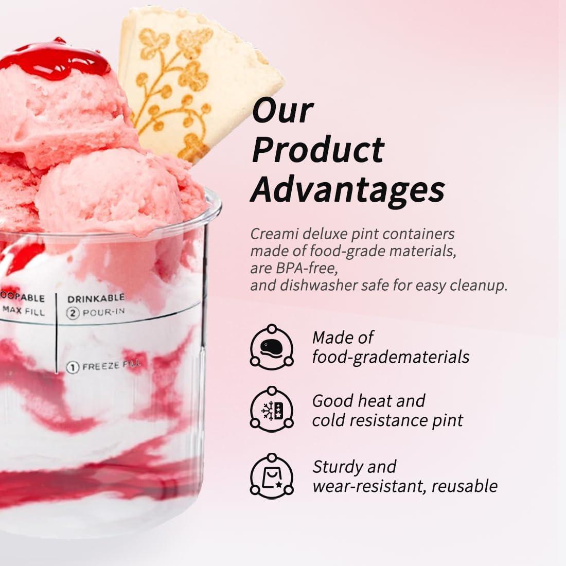 Contenedores de Pintura Ninja Creami Deluxe 710ml - 4 Piezas