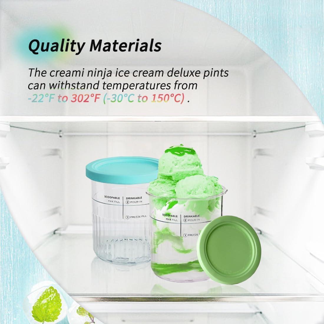 Contenedores de Pintura Ninja Creami Deluxe 710ml - 4 Piezas