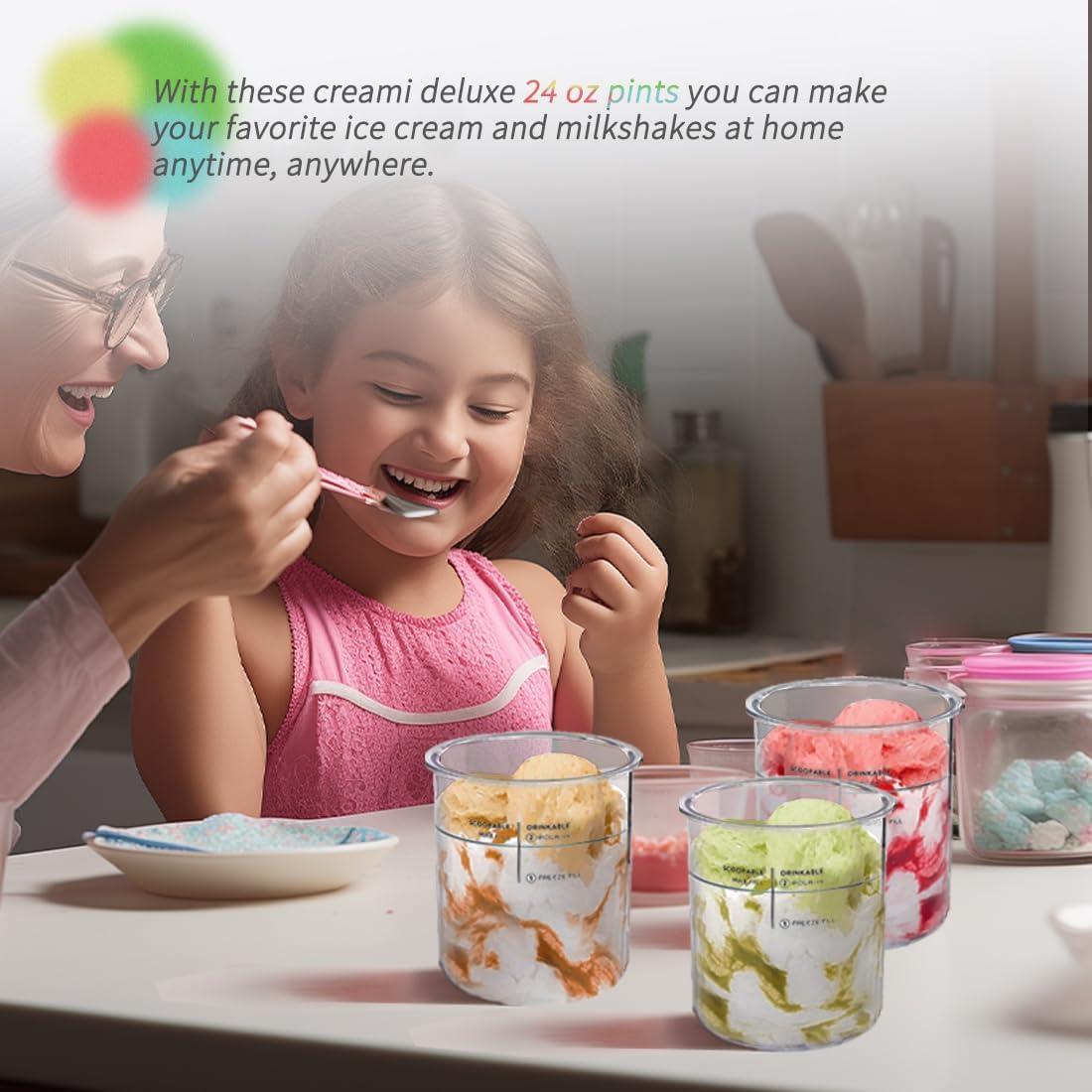 Contenedores de Pintura Ninja Creami Deluxe 710ml - 4 Piezas