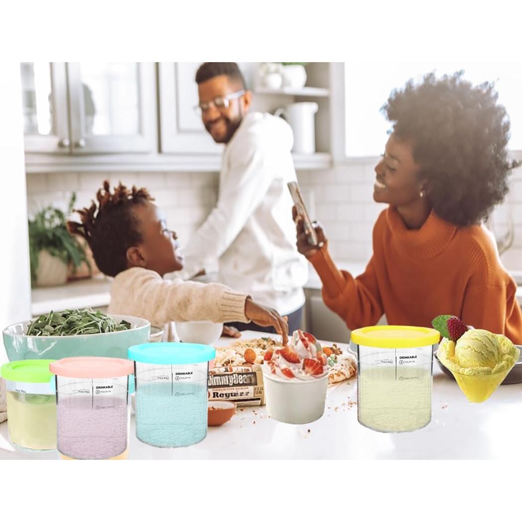 Recipientes de Helado 24oz Deelink para Ninja Creami NC501