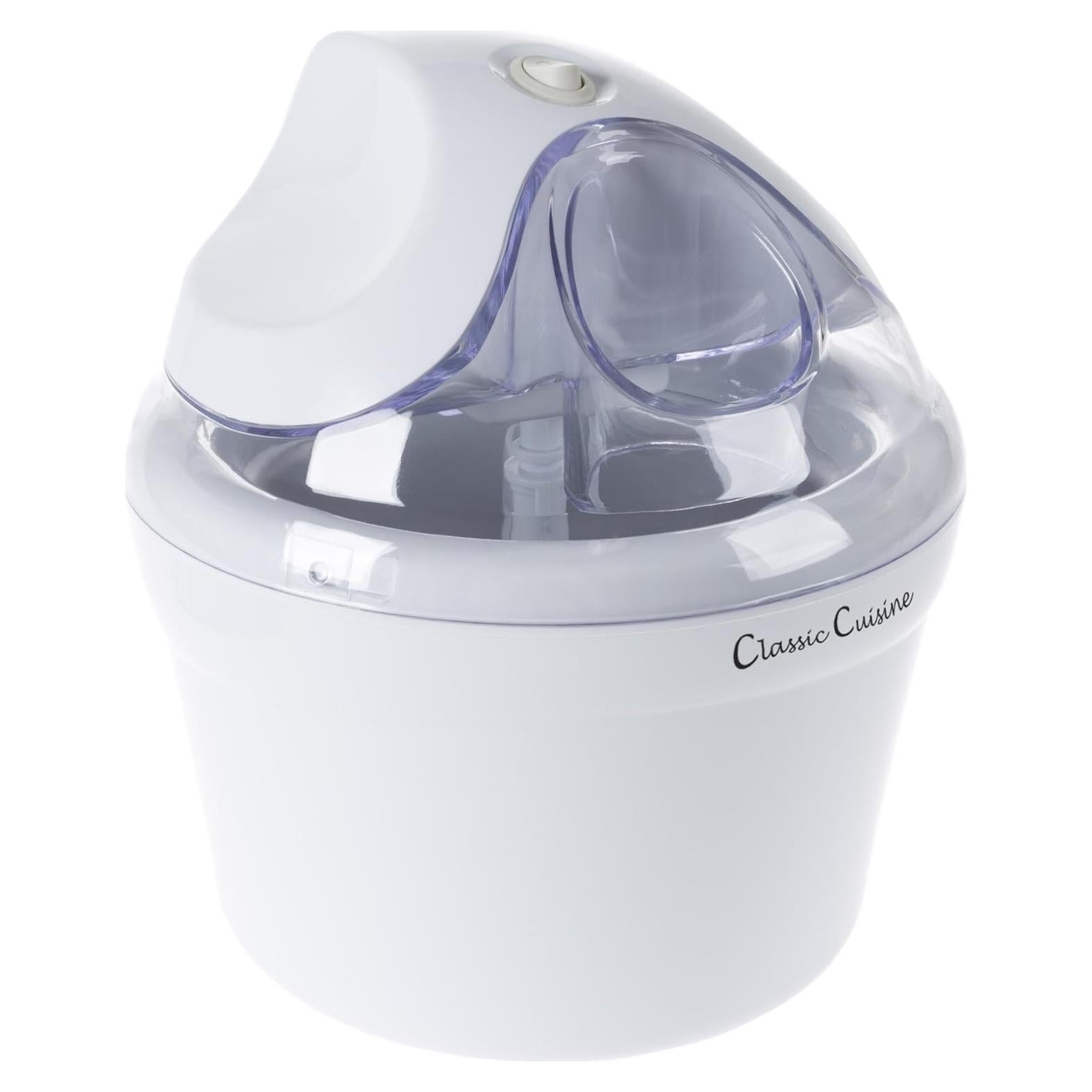 Máquina de Helados Classic Cuisine 0.95L Automática Blanca