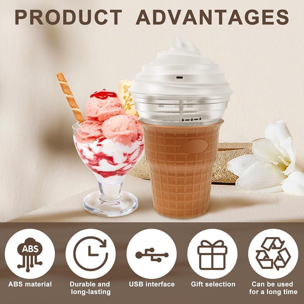 Electric Ice Cream Maker Machine, KOKOCA Multi-Purpose Soft Serve Ice Cream Machine for Homemade Gelato, Sorbet, Frozen Yogurt, Milkshakes, Frozen Drinks & More