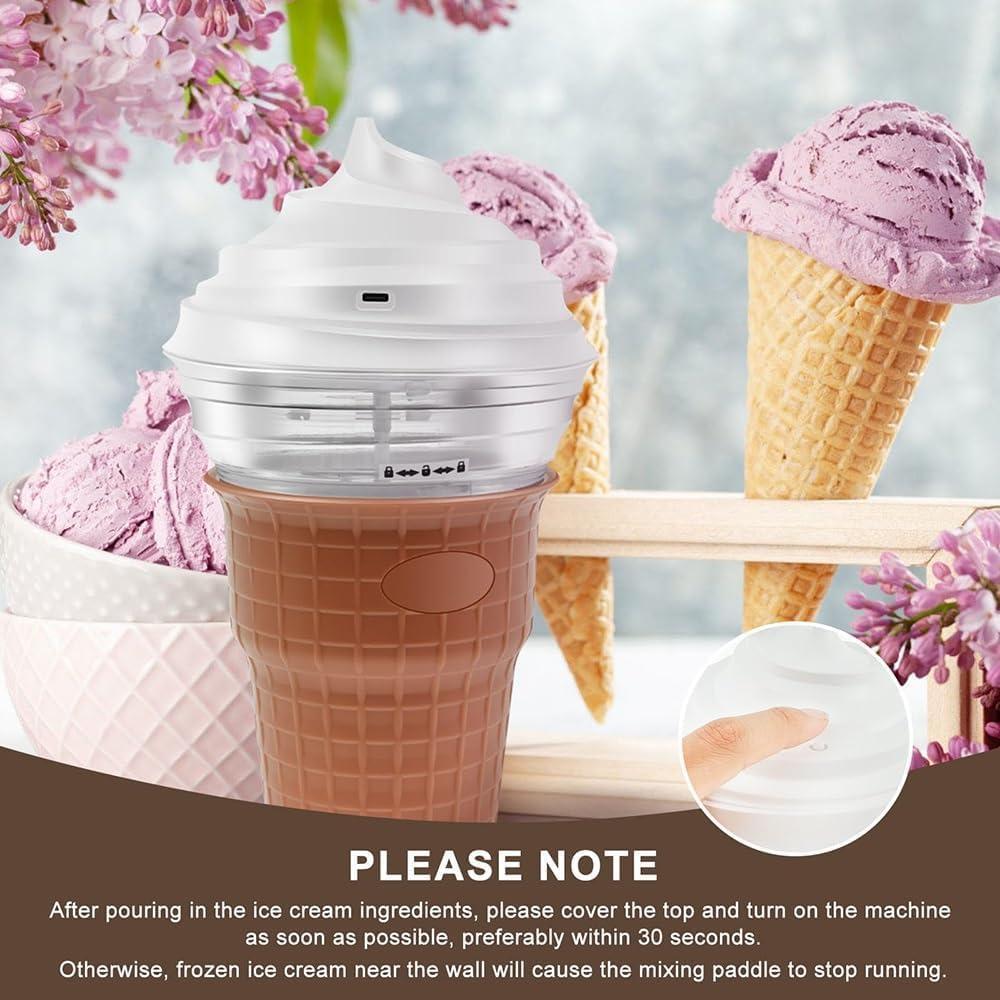 Electric Ice Cream Maker Machine, KOKOCA Multi-Purpose Soft Serve Ice Cream Machine for Homemade Gelato, Sorbet, Frozen Yogurt, Milkshakes, Frozen Drinks & More