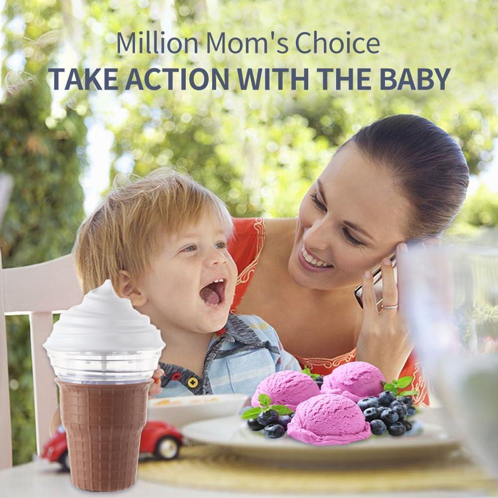 Electric Ice Cream Maker Machine, KOKOCA Multi-Purpose Soft Serve Ice Cream Machine for Homemade Gelato, Sorbet, Frozen Yogurt, Milkshakes, Frozen Drinks & More