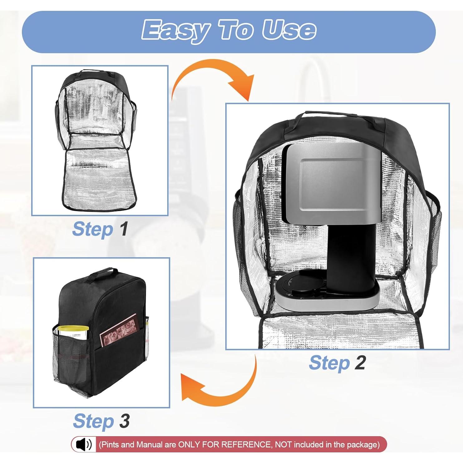 Cubre Polvo NANOBABY para Máquina de Helado Ninja Creami - Negro