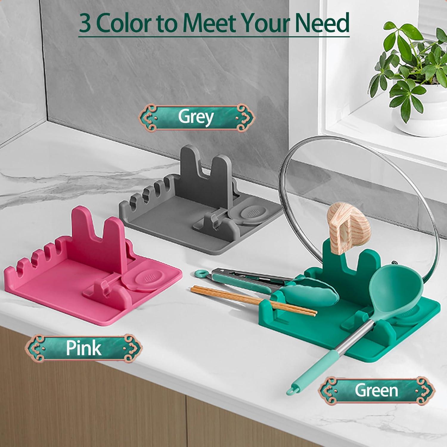 Soporte de Cuchara Drescu de Silicona Resistente al Calor