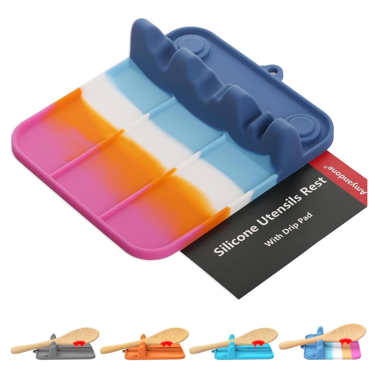 Soporte para Cucharas de Silicona Amyandone Color Macaron