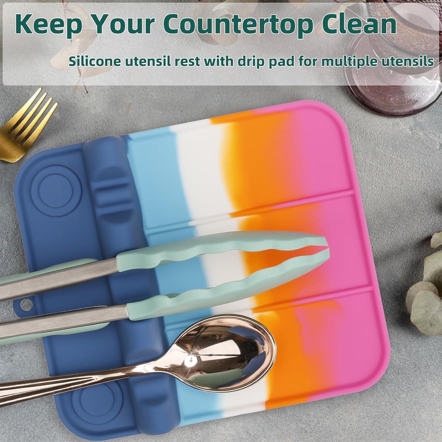 Soporte para Cucharas de Silicona Amyandone Color Macaron