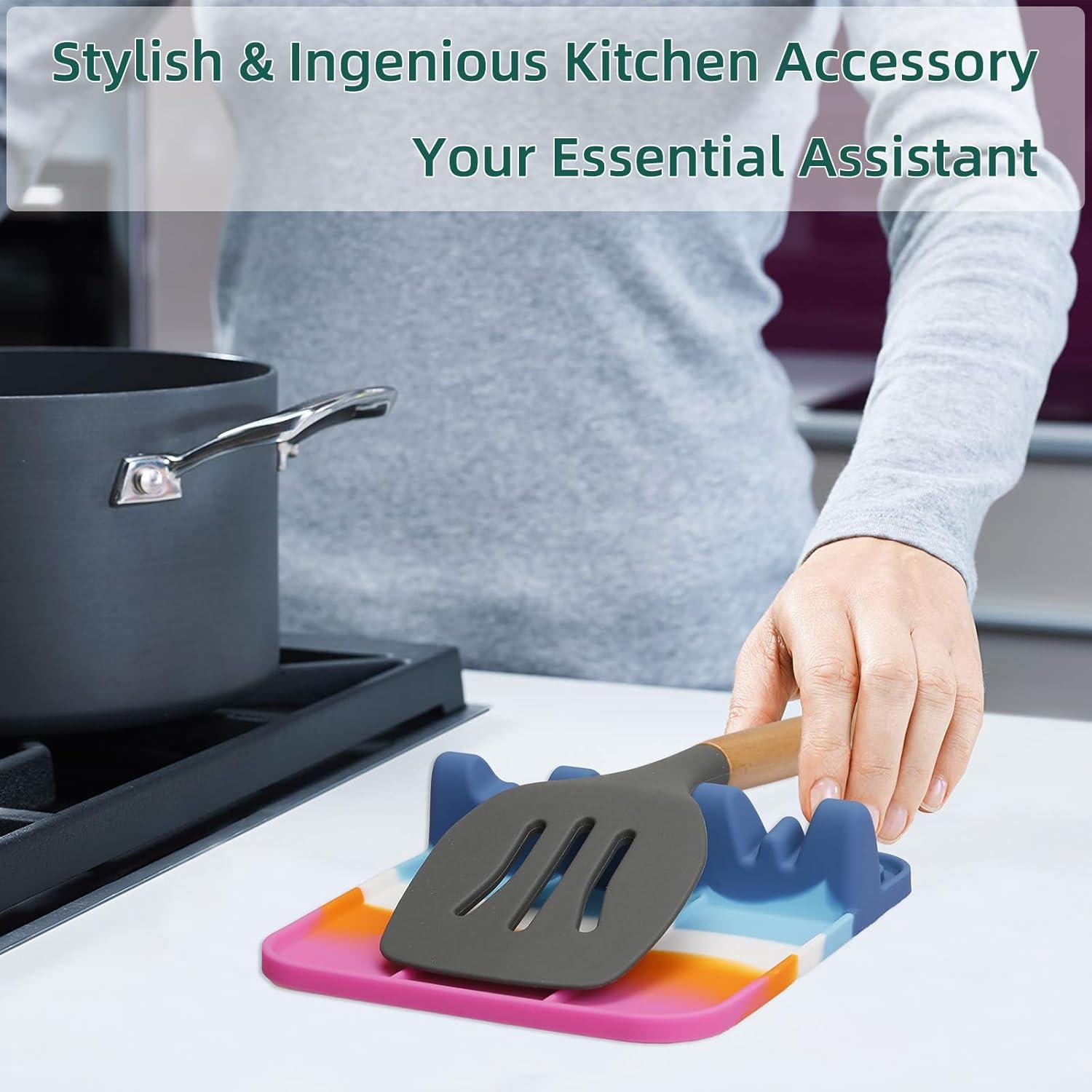 Soporte para Cucharas de Silicona Amyandone Color Macaron