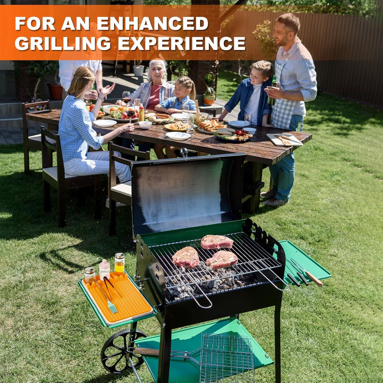 Alfombrilla de Silicona para Plancha Blackstone Naranja