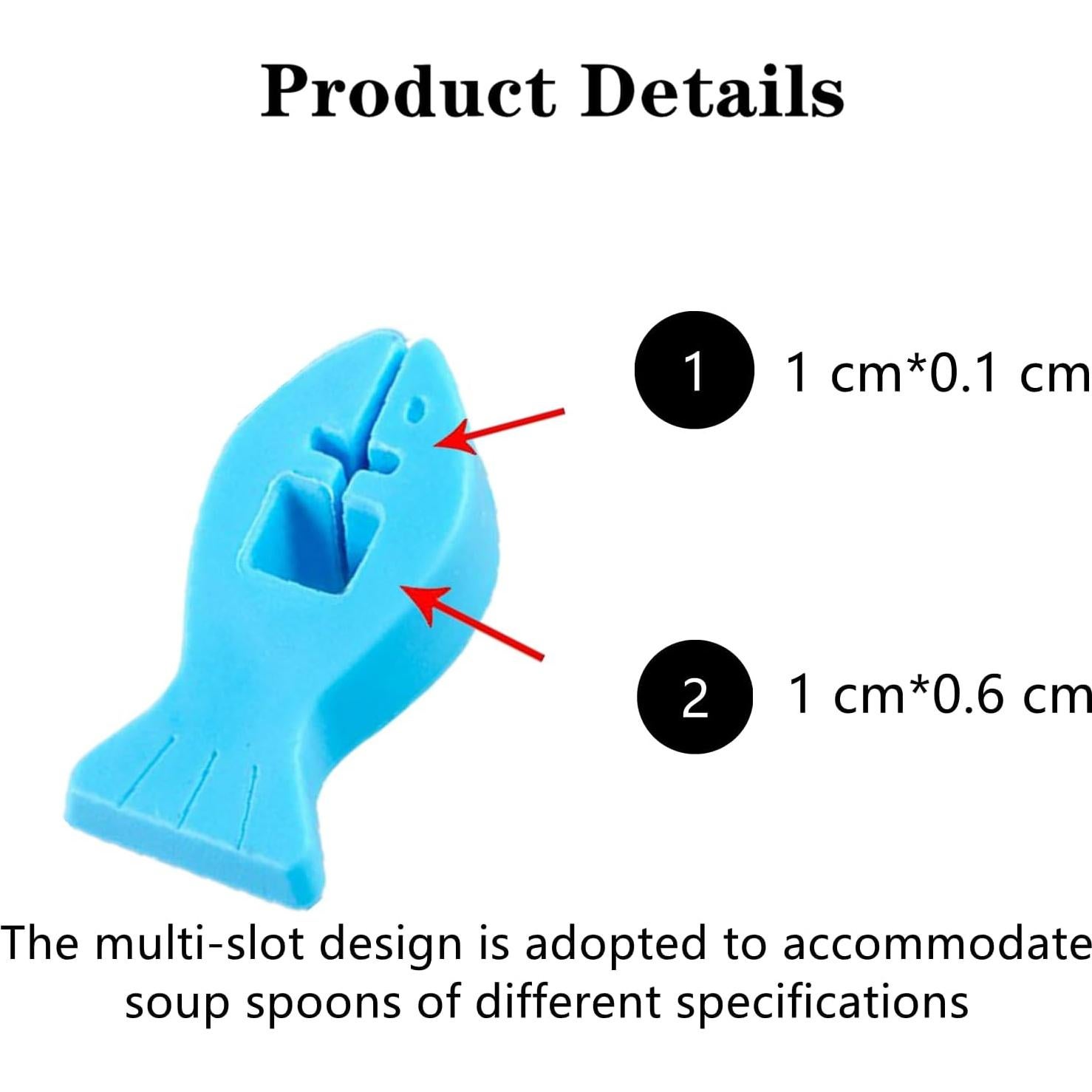 Soporte para Cuchara de Silicona ZW-0018 - 4 Piezas