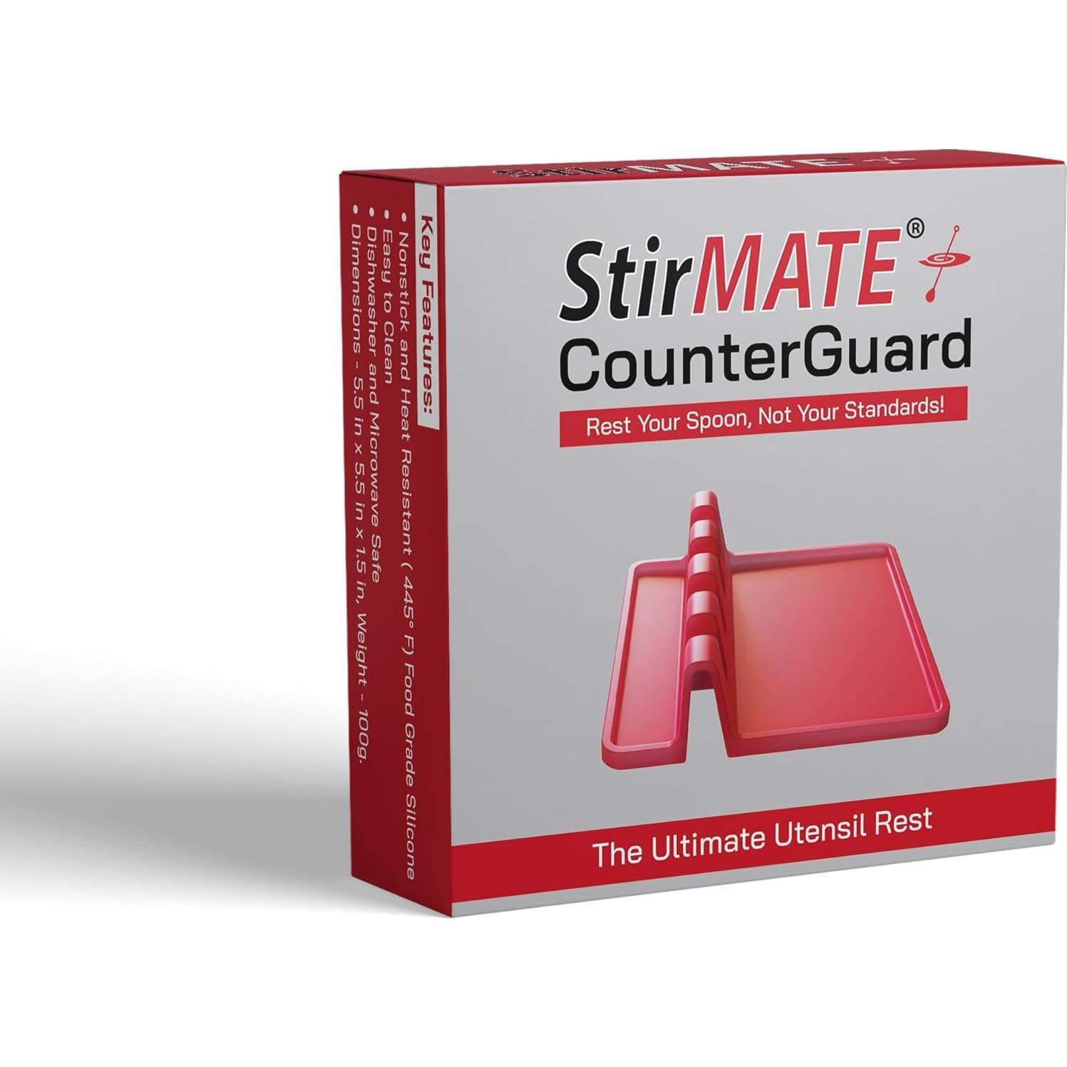 Reposaplatos Antiadherente StirMATE CounterGuard 14x14cm