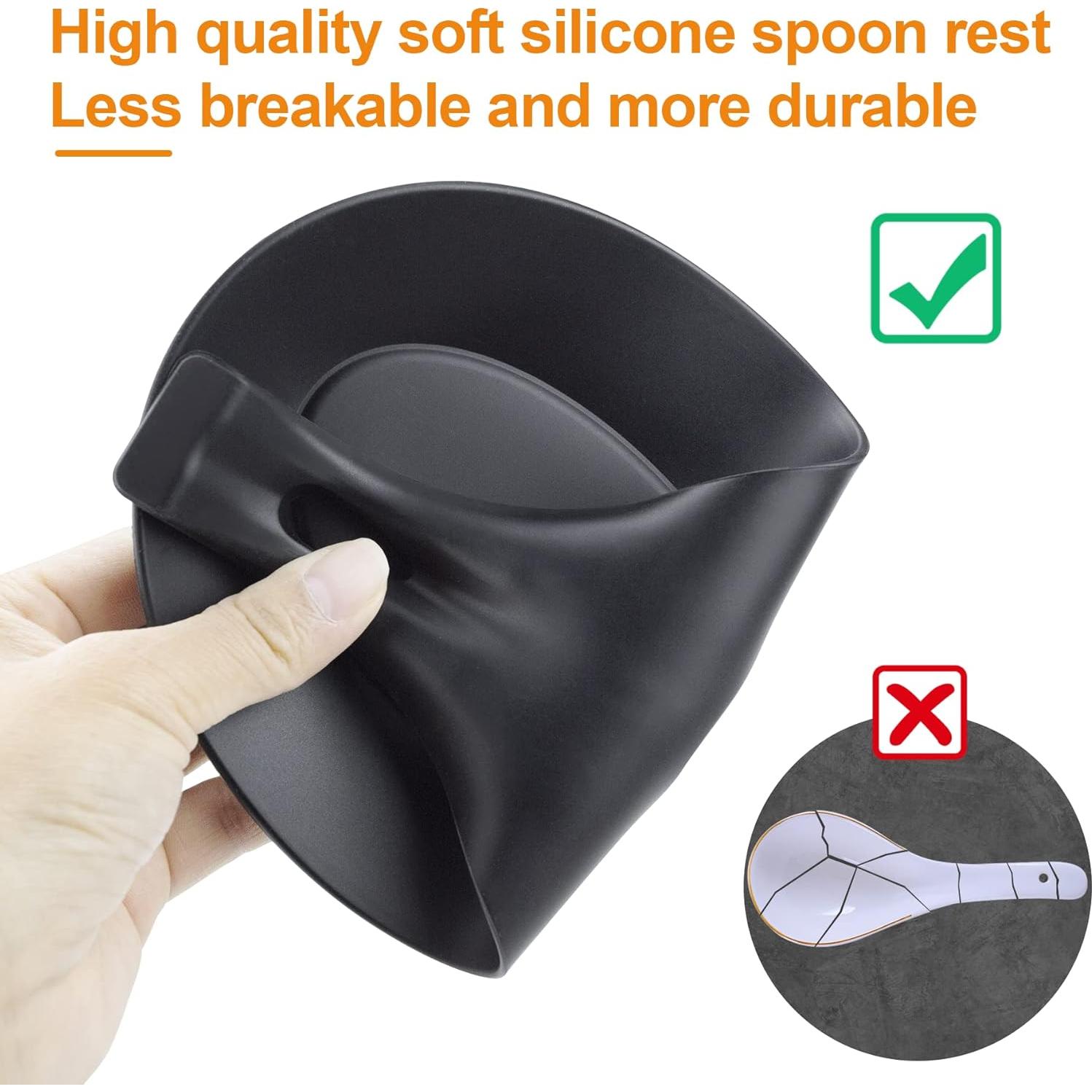 Soporte para cucharas de silicona TROUSKAIG - Paquete de 3