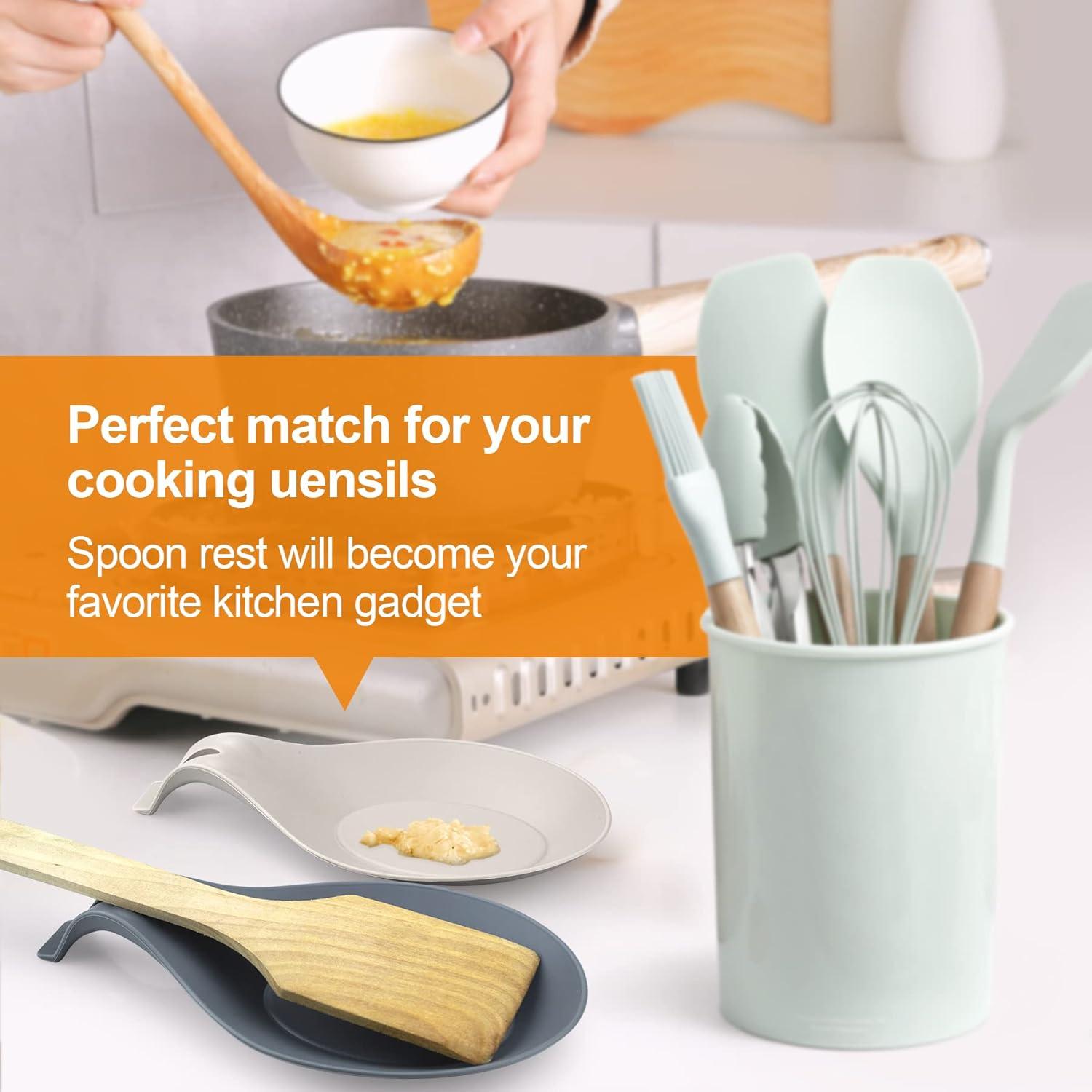 Soporte para cucharas de silicona TROUSKAIG - Paquete de 3