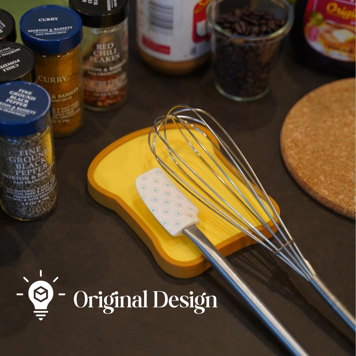 Soporte de Cuchara de Silicona LittleTree Pan 15x12 cm