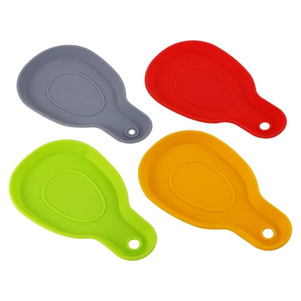Soporte de Cuchara de Silicona Webake Set de 4 Colores
