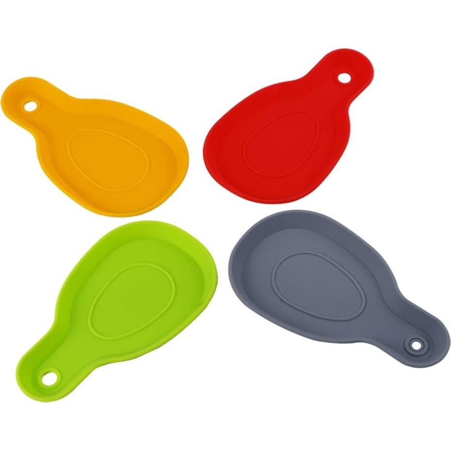 Soporte de Cuchara de Silicona Webake Set de 4 Colores
