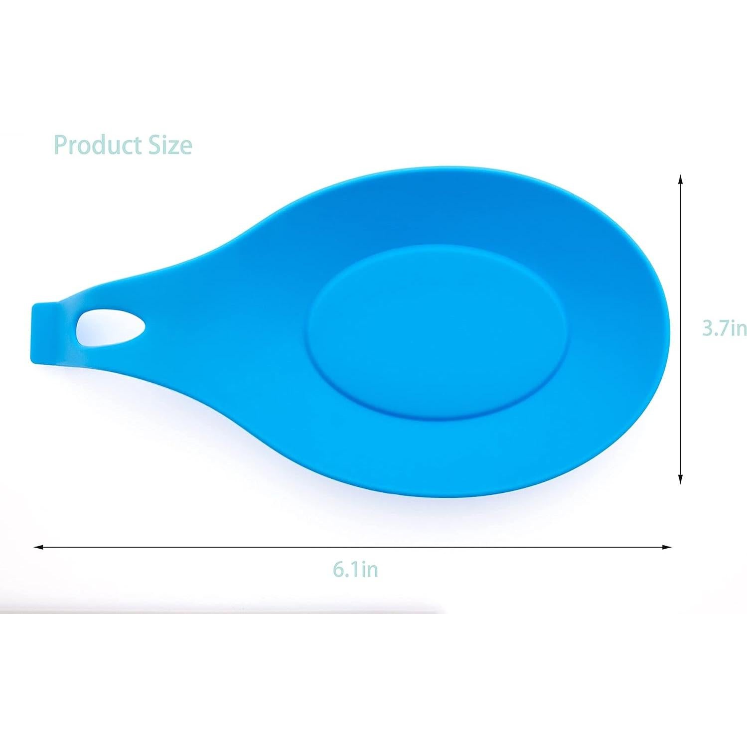 Soporte de Cuchara de Silicona QIJING 6 Piezas Multicolor