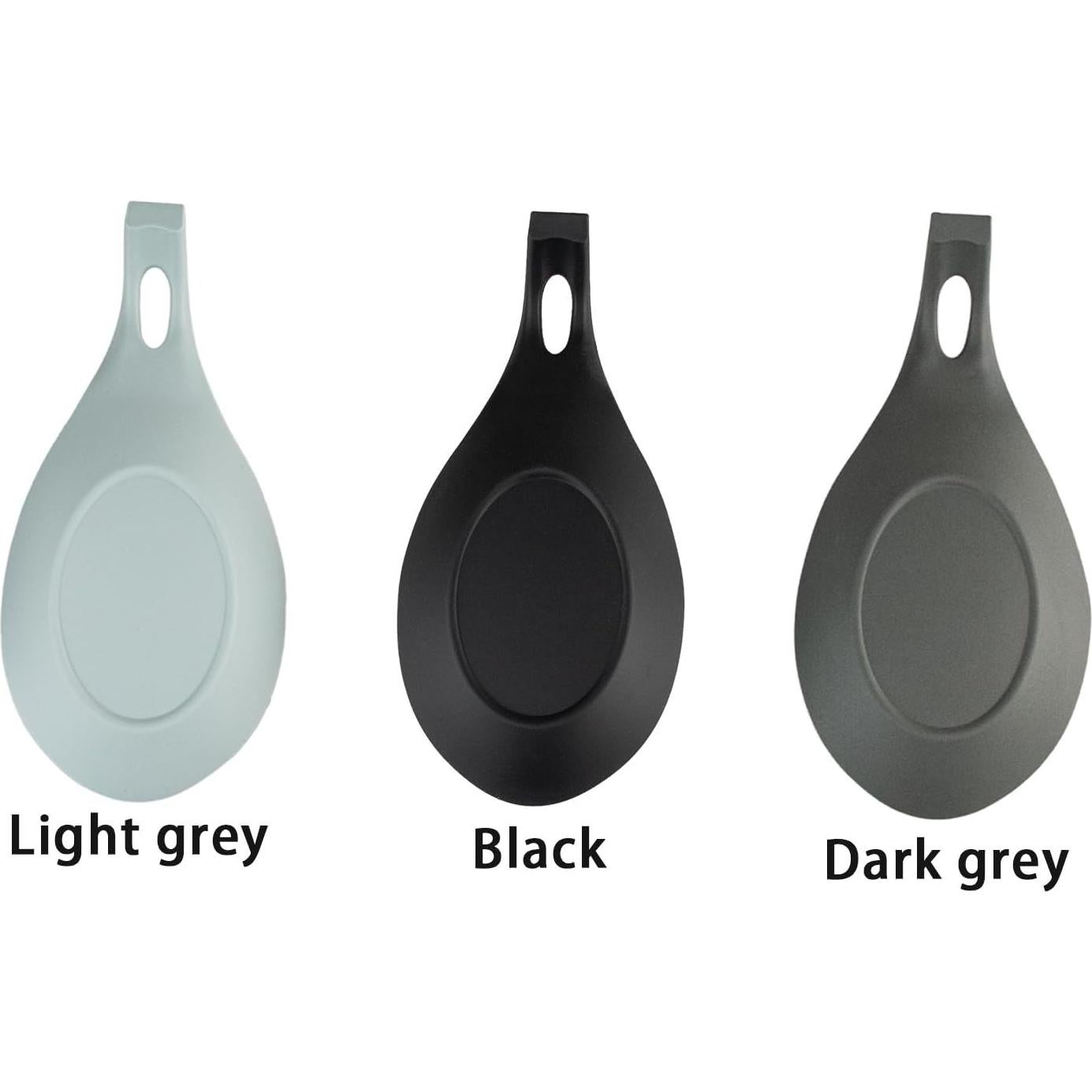 Paquete de 3 Soportes de Cuchara de Silicona LYGCHII