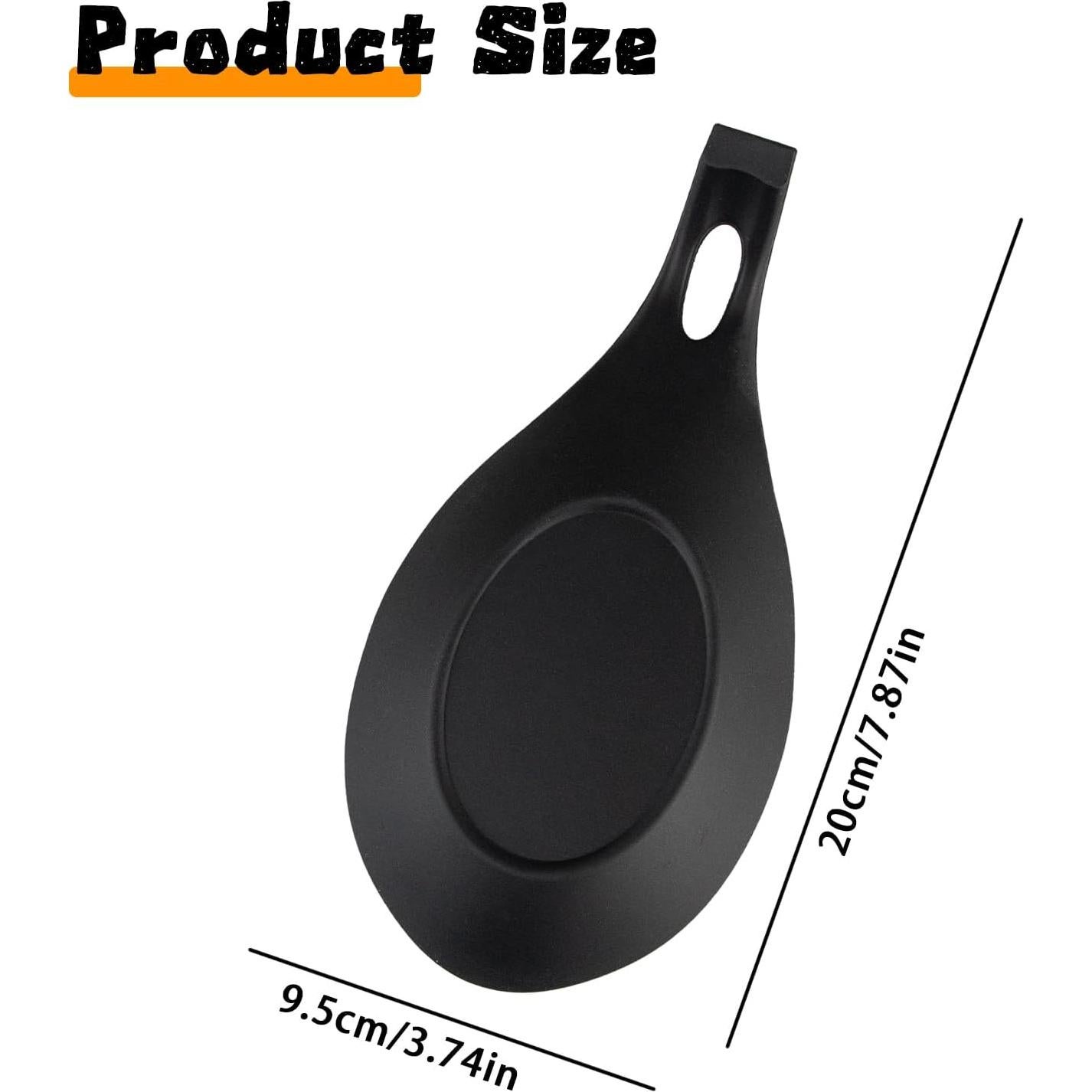 Paquete de 3 Soportes de Cuchara de Silicona LYGCHII