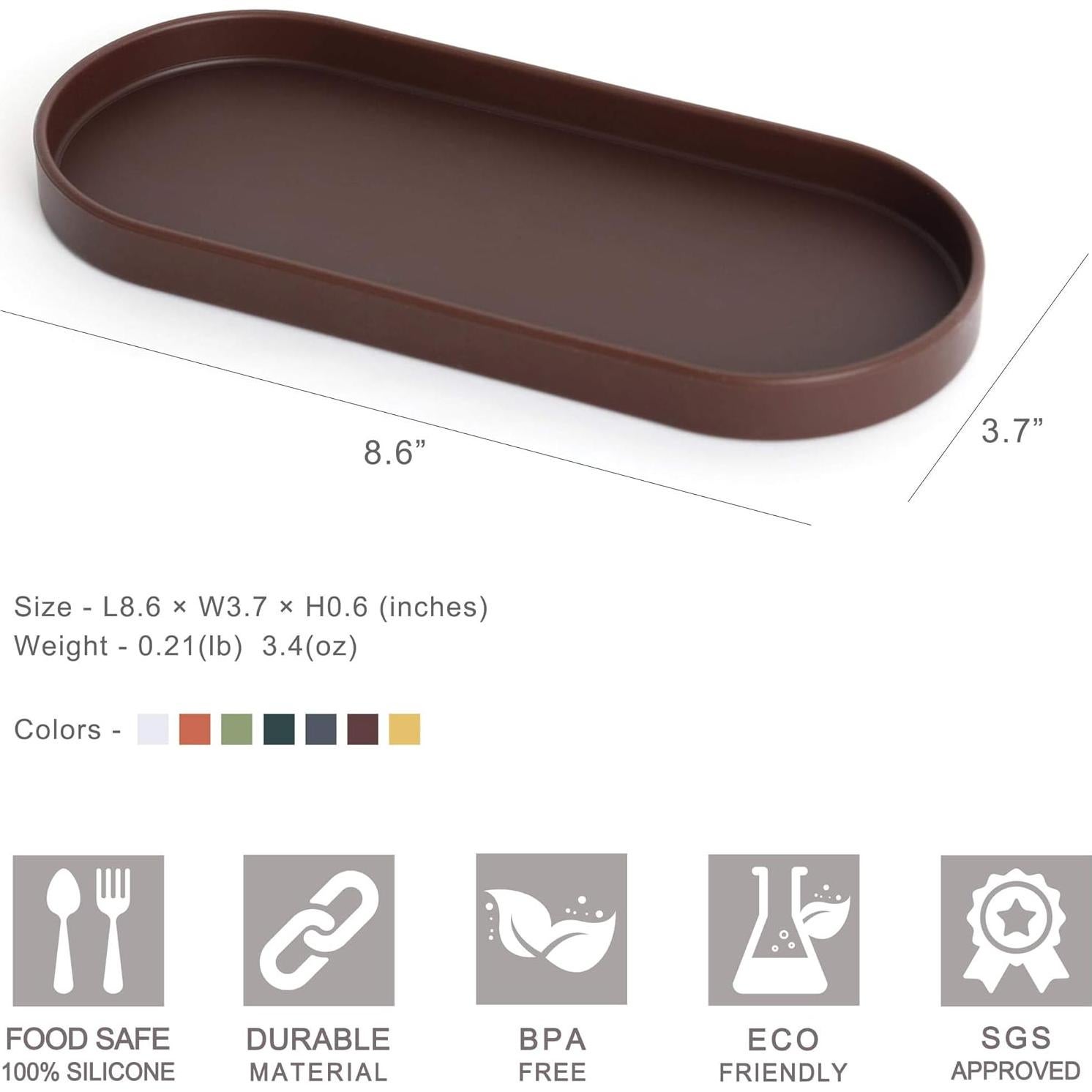 Bandeja de Silicona Lazy K Organizador Multiusos Negro