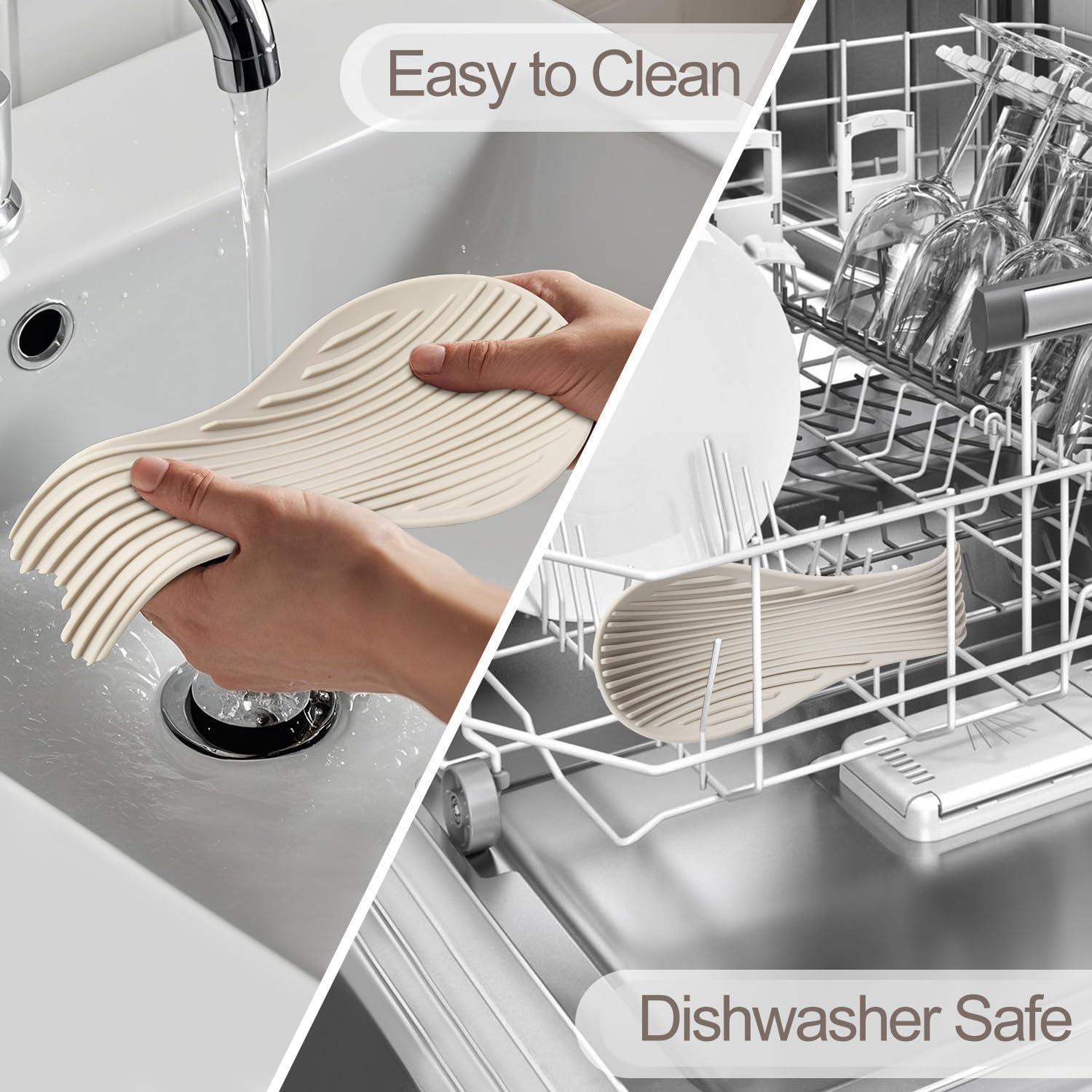 Soporte de Cuchara de Silicona Yaozyety Cangrejo 22,86 cm