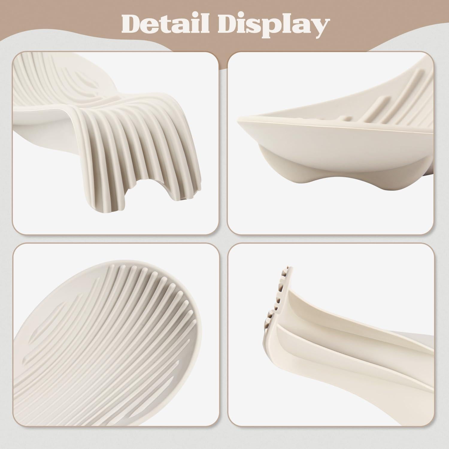 Soporte de Cuchara de Silicona Yaozyety Cangrejo 22,86 cm