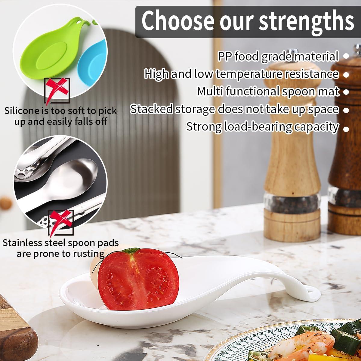 Soporte para Cucharas ReaNea 2 Piezas Blanco Apto Lavavajillas