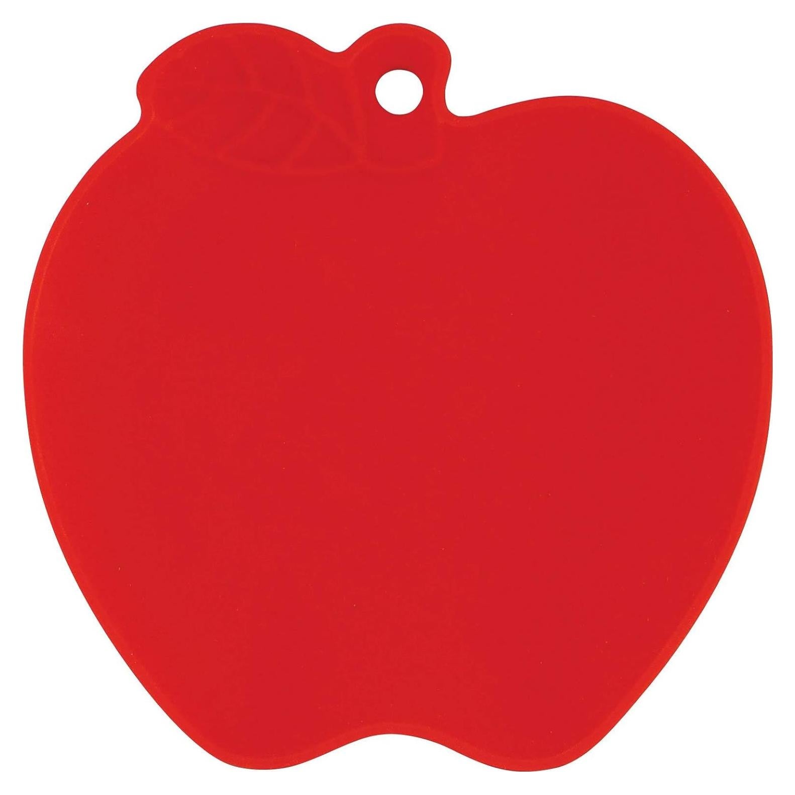 Soporte para cuchara de silicona UPware manzana roja 12 cm