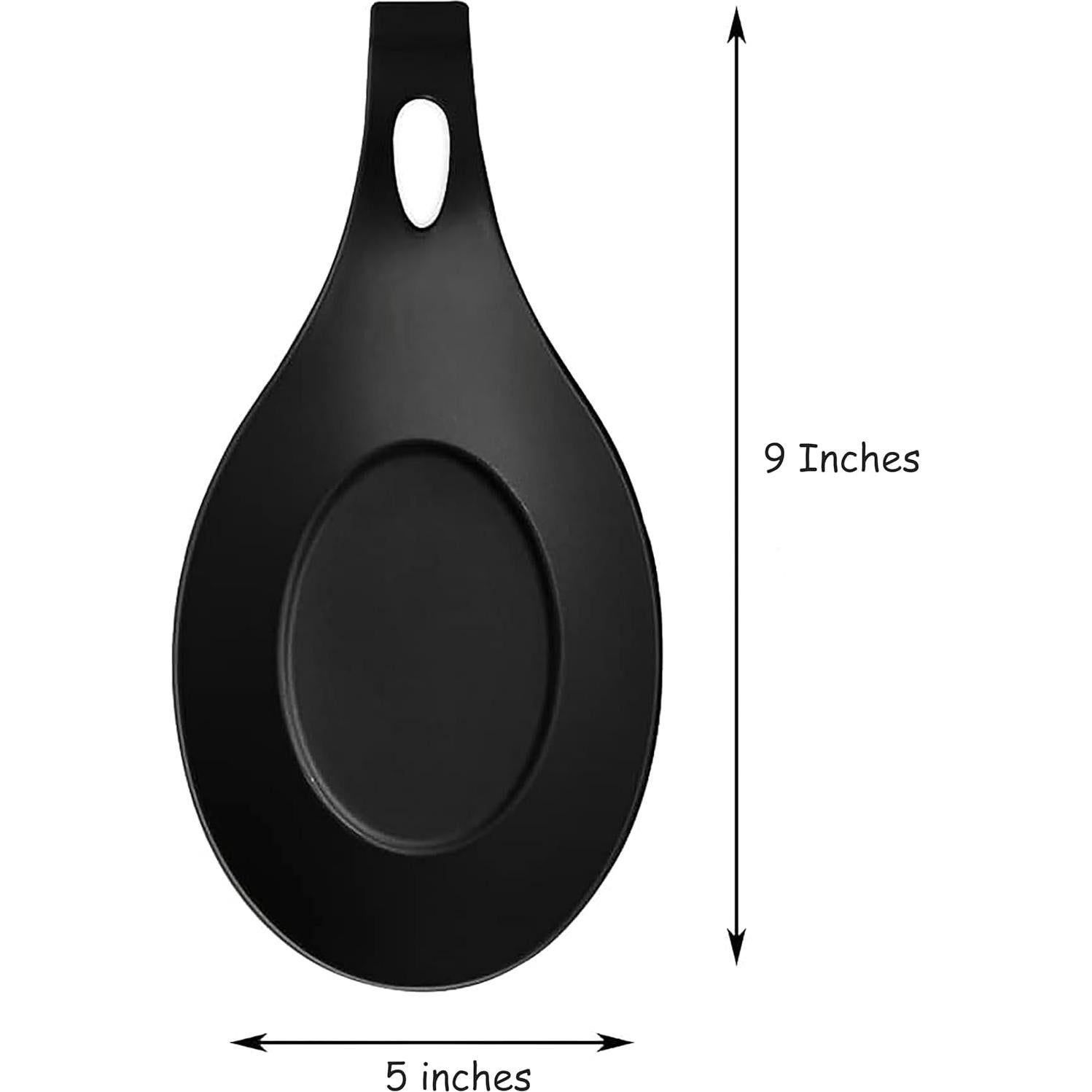 Soporte de Cuchara de Silicona Samzareulo, Juego de 2