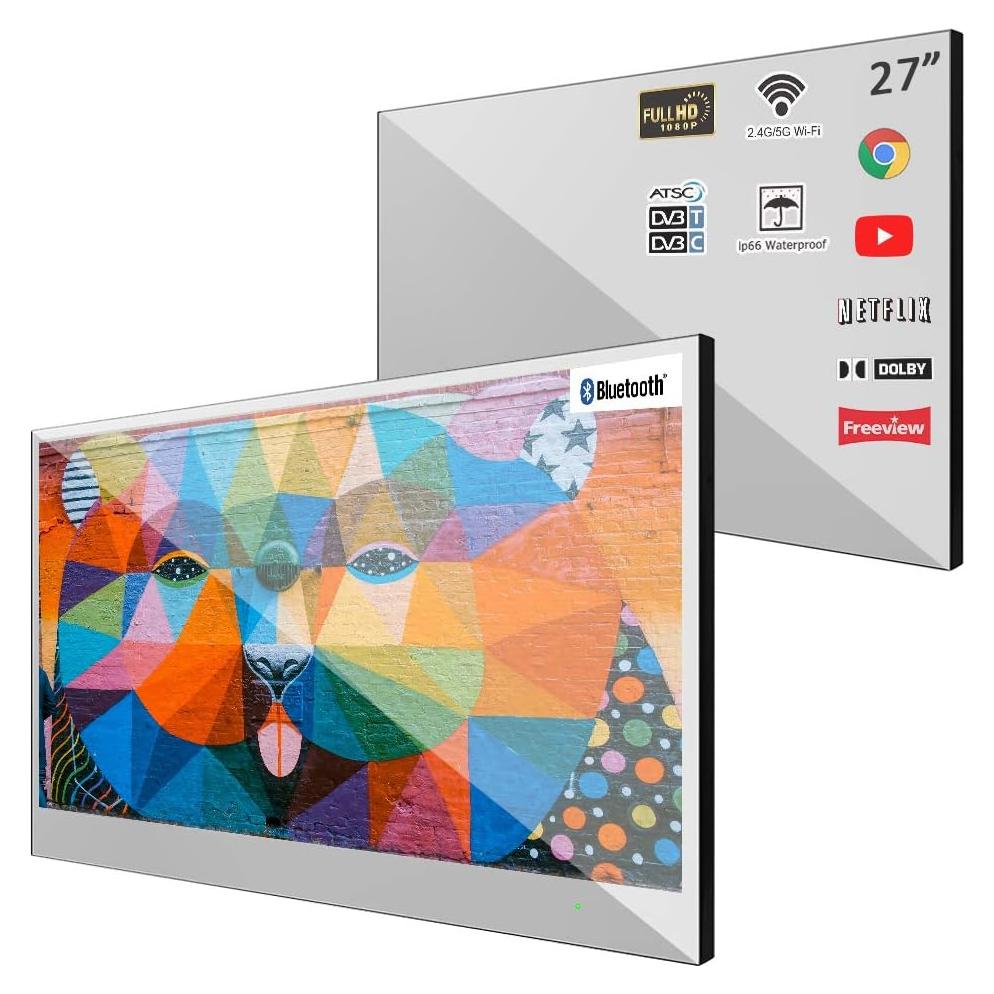 Espejo inteligente Soulaca 68.6 cm con TV LED y Android