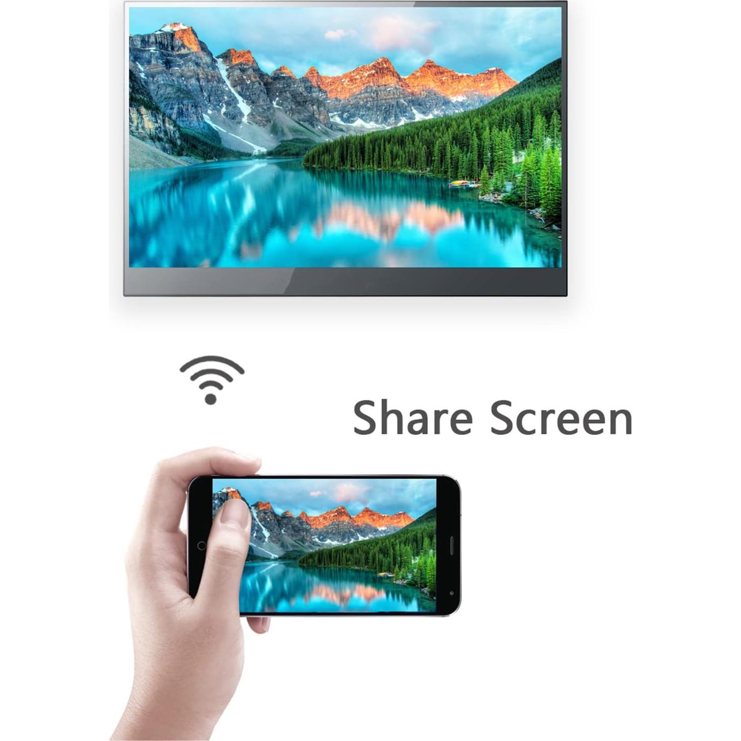 Espejo inteligente Soulaca 68.6 cm con TV LED y Android