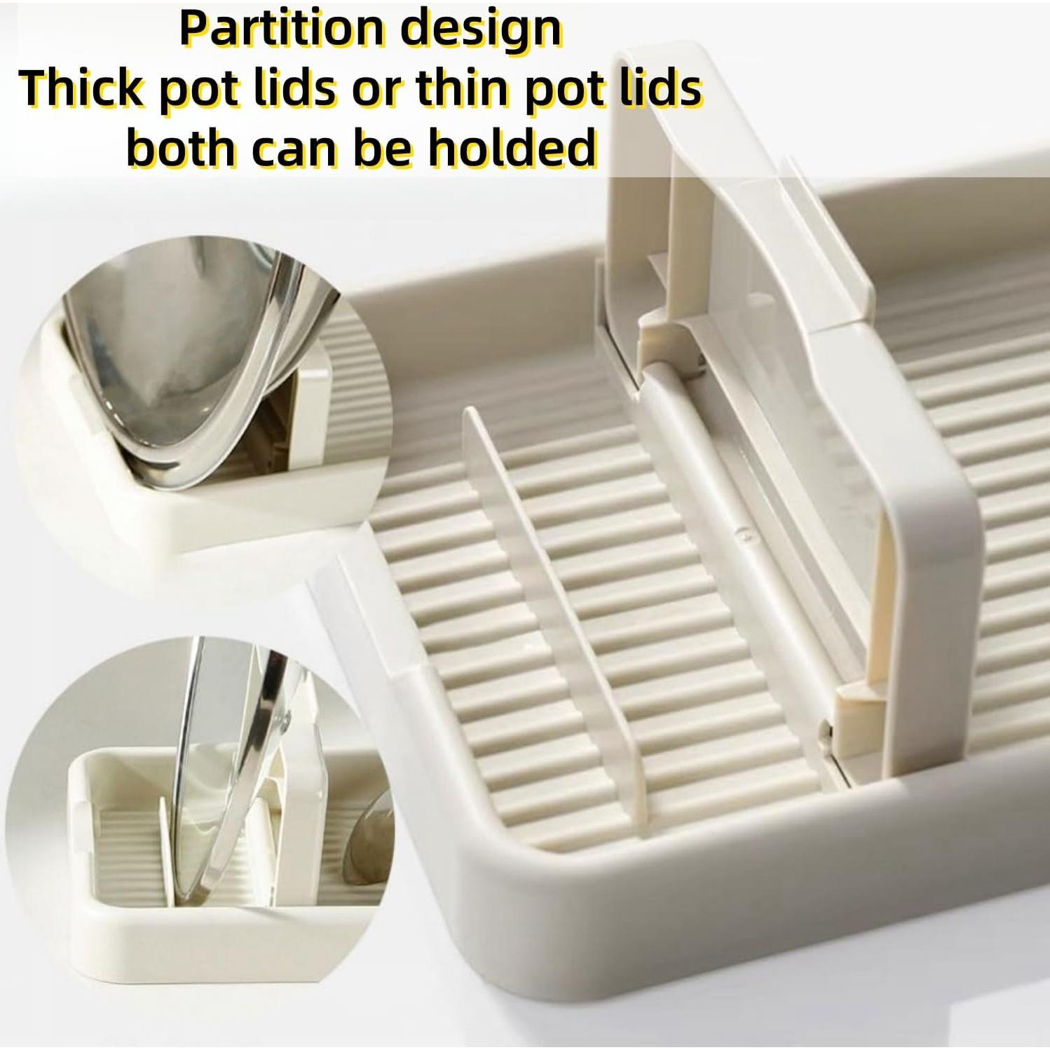 Soporte para Cucharas Vziokk con Tapa Plegable 18,4x15,8cm