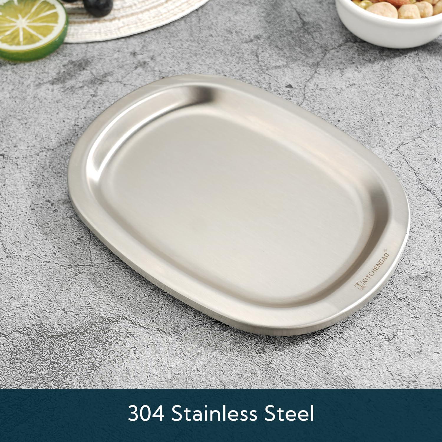 Reposapantallas de acero inoxidable KitchenDAO 1pc antideslizante