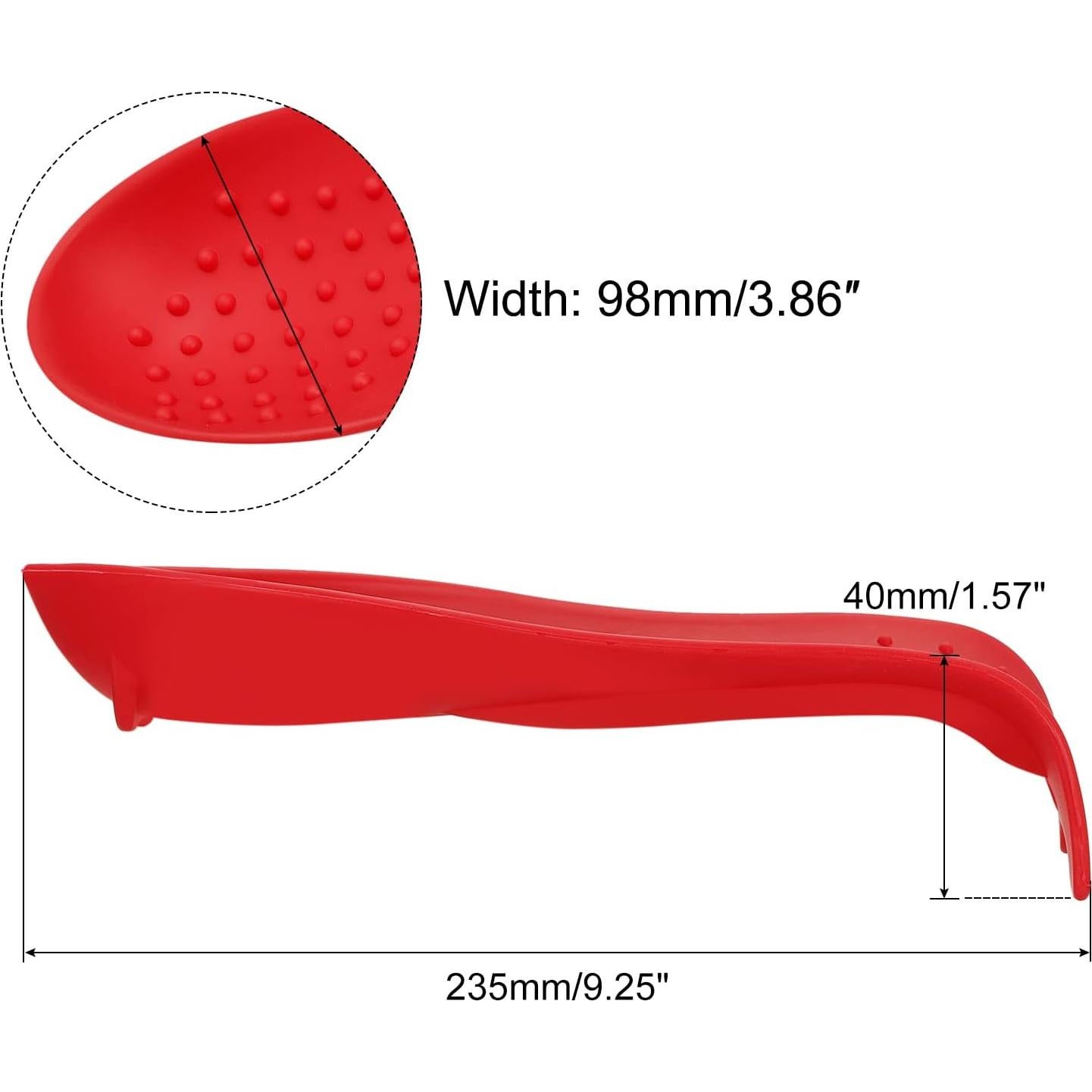 Soporte para Cucharas de Silicona uxcell Rojo 23.5x9.8cm