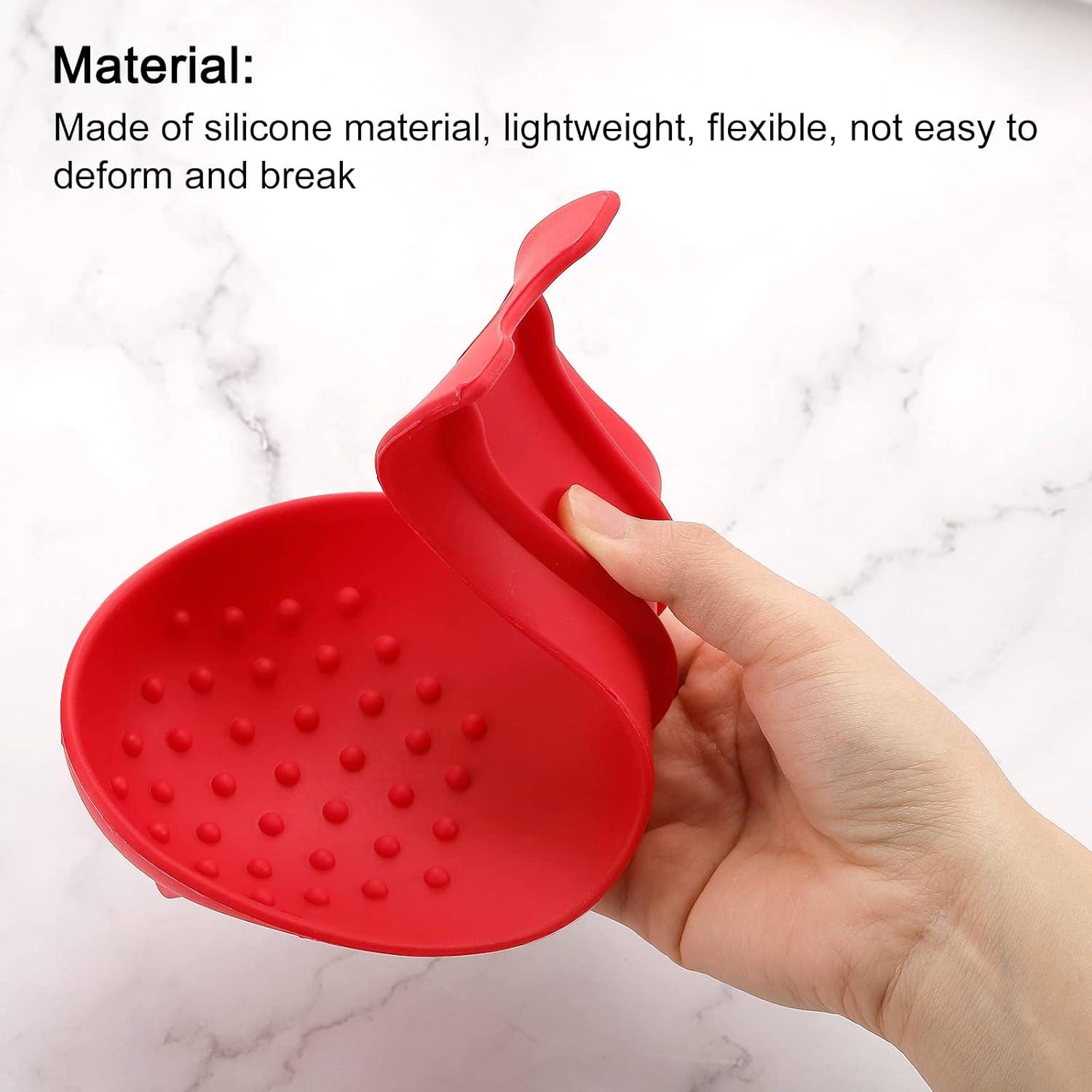 Soporte para Cucharas de Silicona uxcell Rojo 23.5x9.8cm