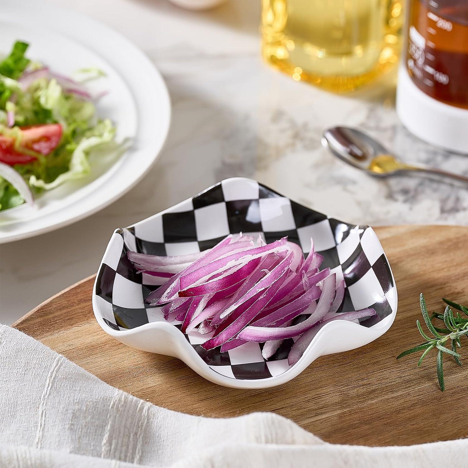 Soporte para Cucharas de Cerámica Qipecedm 13,46 cm Blanco y Negro