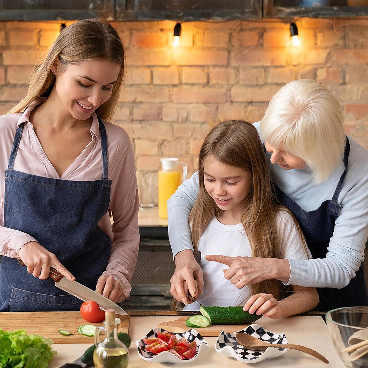 Soporte para Cucharas de Cerámica Qipecedm 13,46 cm Blanco y Negro